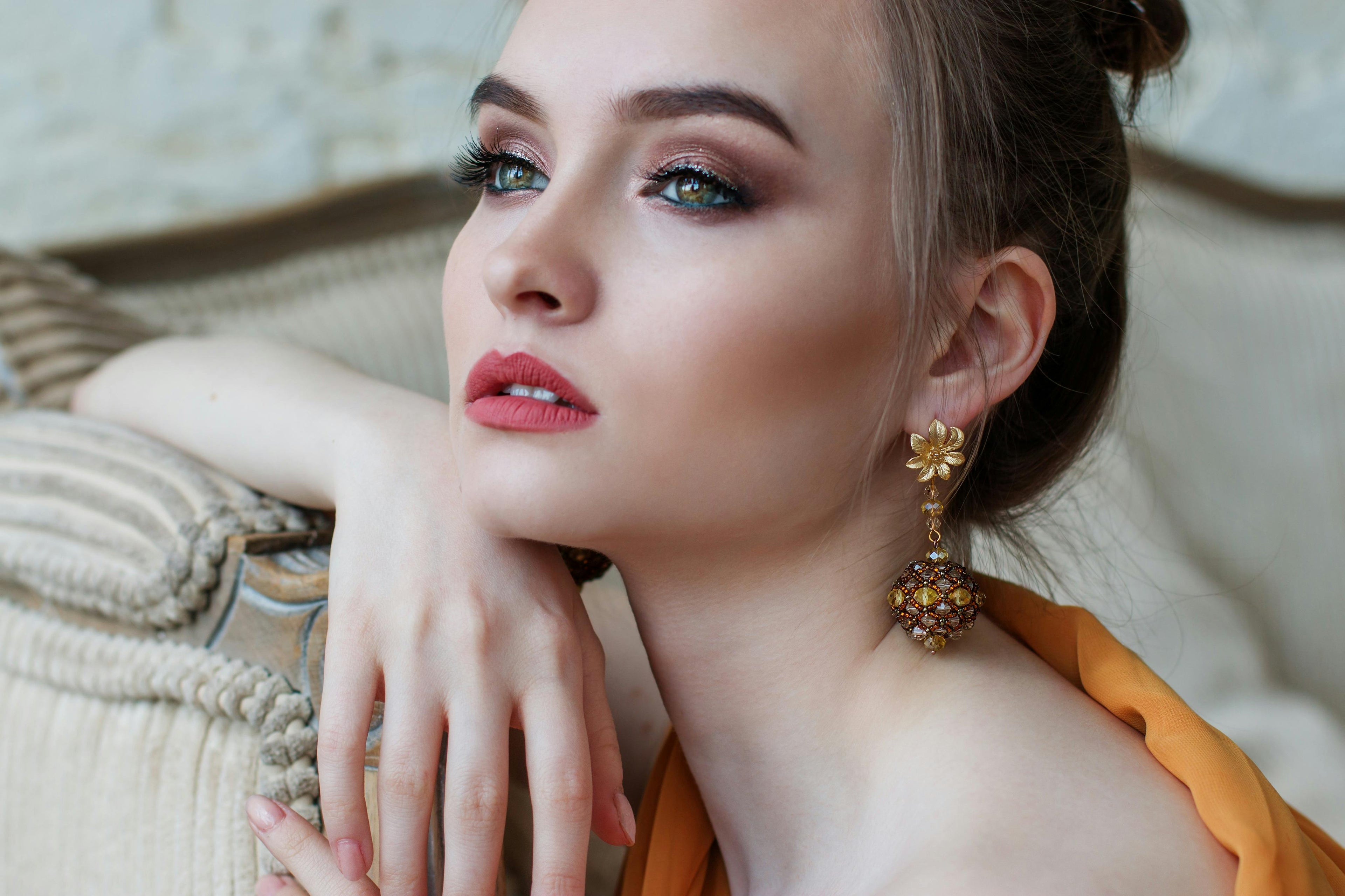 Lightweight hypoallergenic earrings for hot and humid weather — minimalist studs and huggie hoops by AEVUM