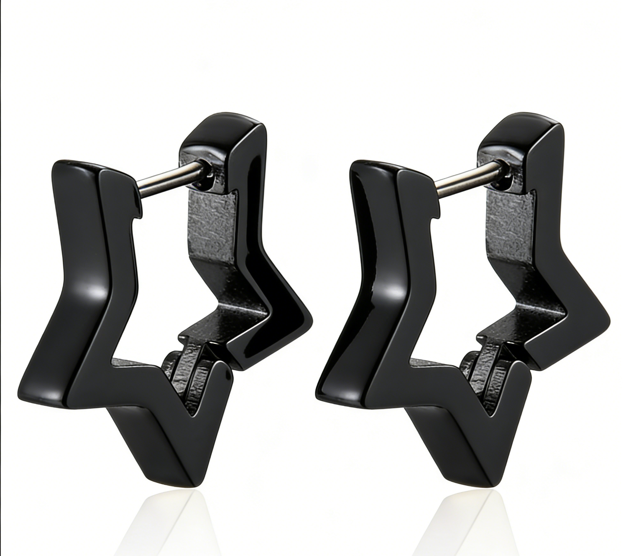 Geometric Stud Earrings – Minimalist & Trendy